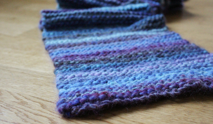 Stricken Schal 1